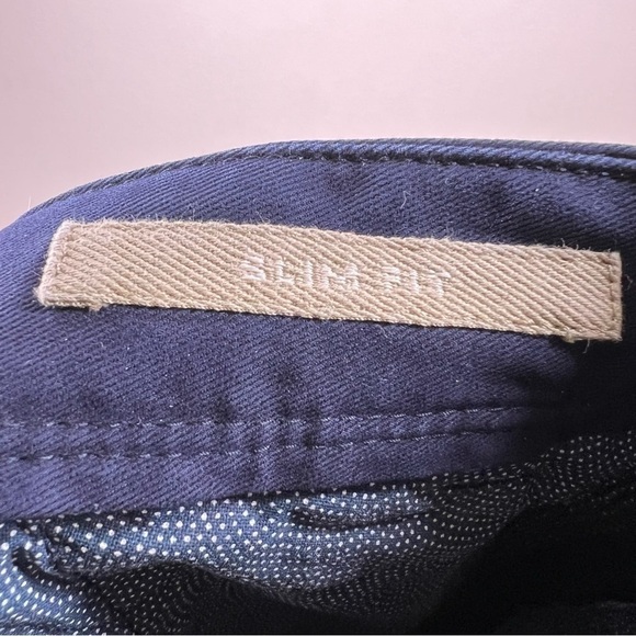 Incotex Mens Navy Blue Slim Fit Cargo Slacks Pants 100% Cotton Size 38 Waist - Picture 7 of 11